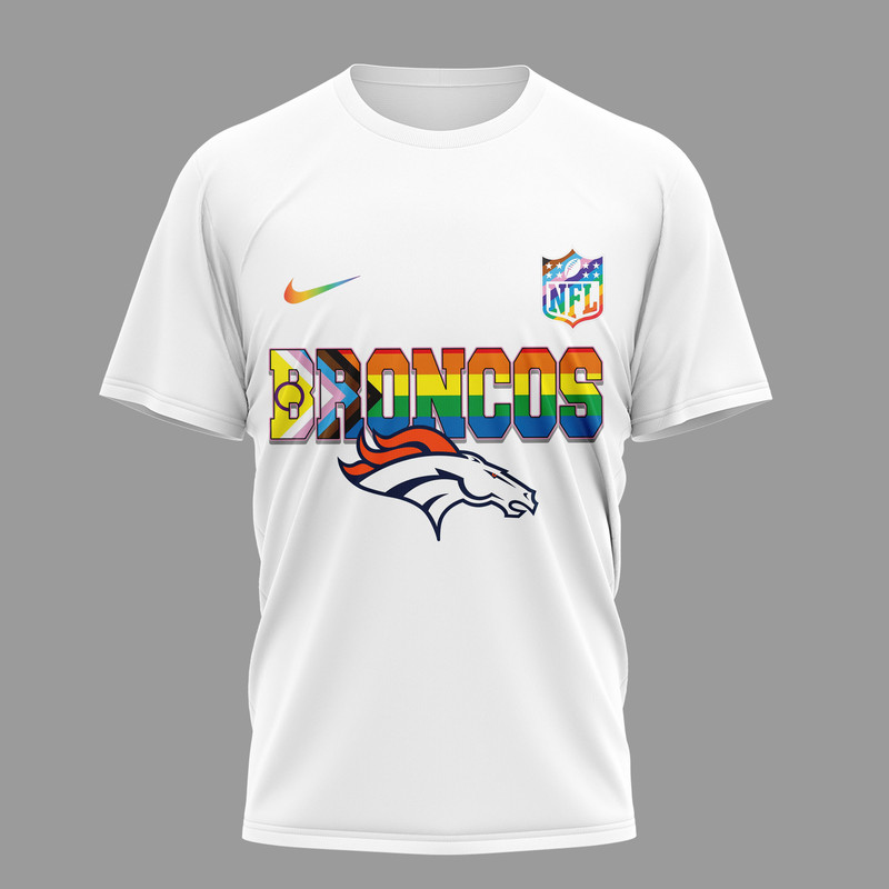 Denver Broncos | Premium NFL Snoopy Pride Month 3D T-Shirt TTH200589