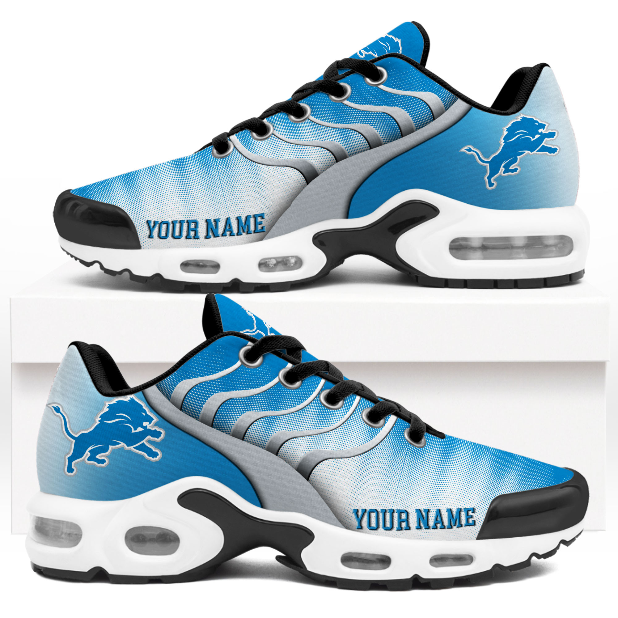 Detroit Lions – Premium NFL Endzone Runner Air Max Shoes – Limited Edition TTH190500