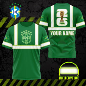 Brazil | Premium World Cup 2026 Hi Vis Safety 3D Shirt TTH200570