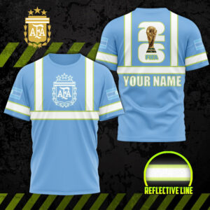 Argentina | Premium World Cup 2026 Hi Vis Safety 3D Shirt TTH200570