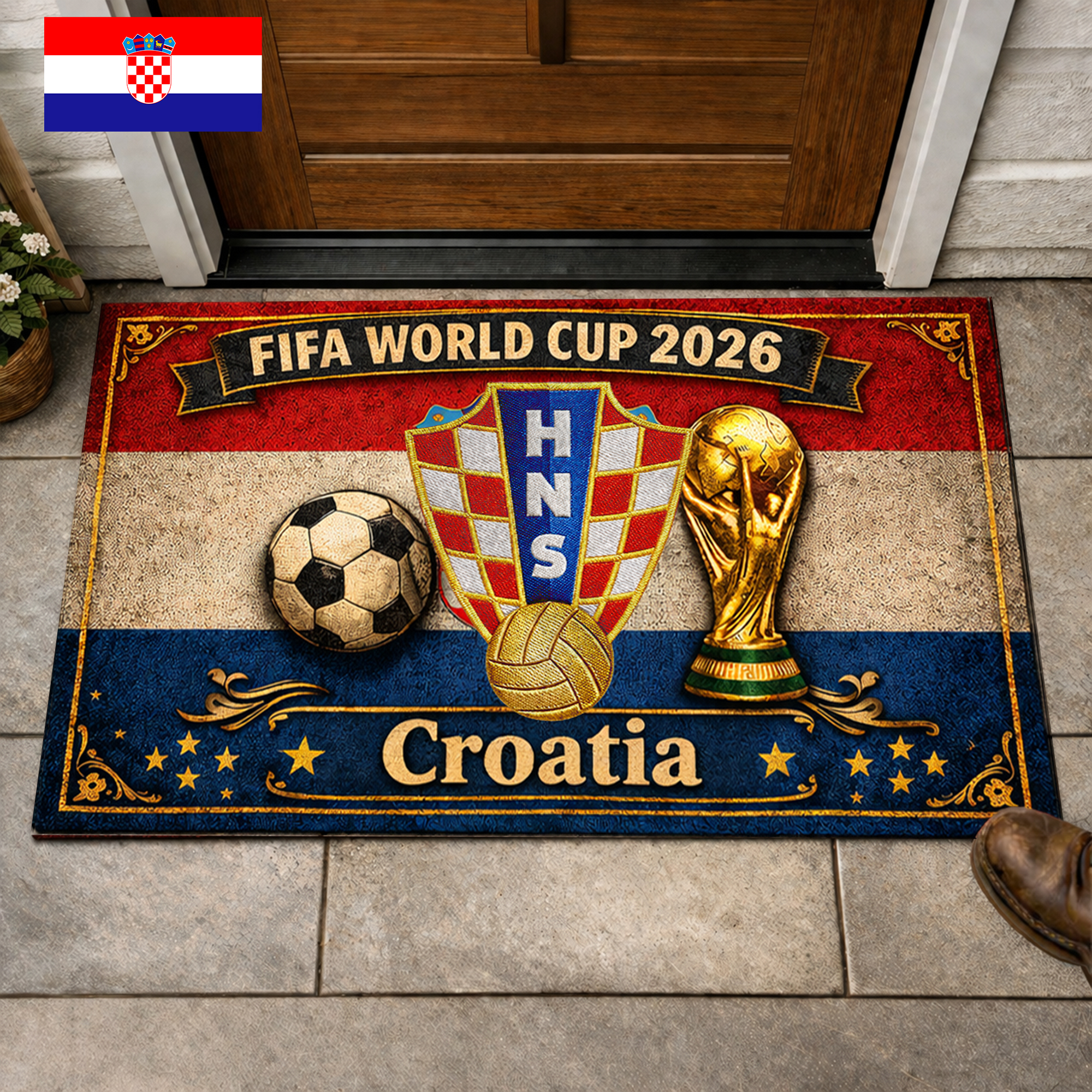 Croatia | Premium World Cup 2026 Doormat TTH200563 - Image 2