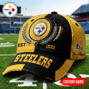 Pittsburgh Steelers | Premium NFL Split Color Classic Cap TTH200569