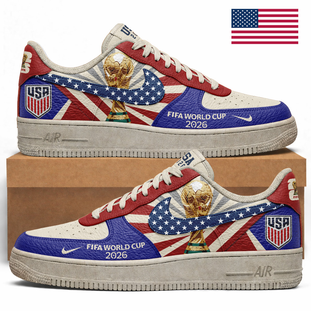 United States – Premium World Cup 2026 Vintage AF1 Shoes – Limited Edition TTH190505 - Image 2