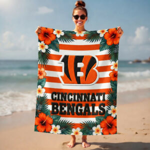 Cincinnati Bengals | Premium NFL Tropical Beach Towel TTH200550