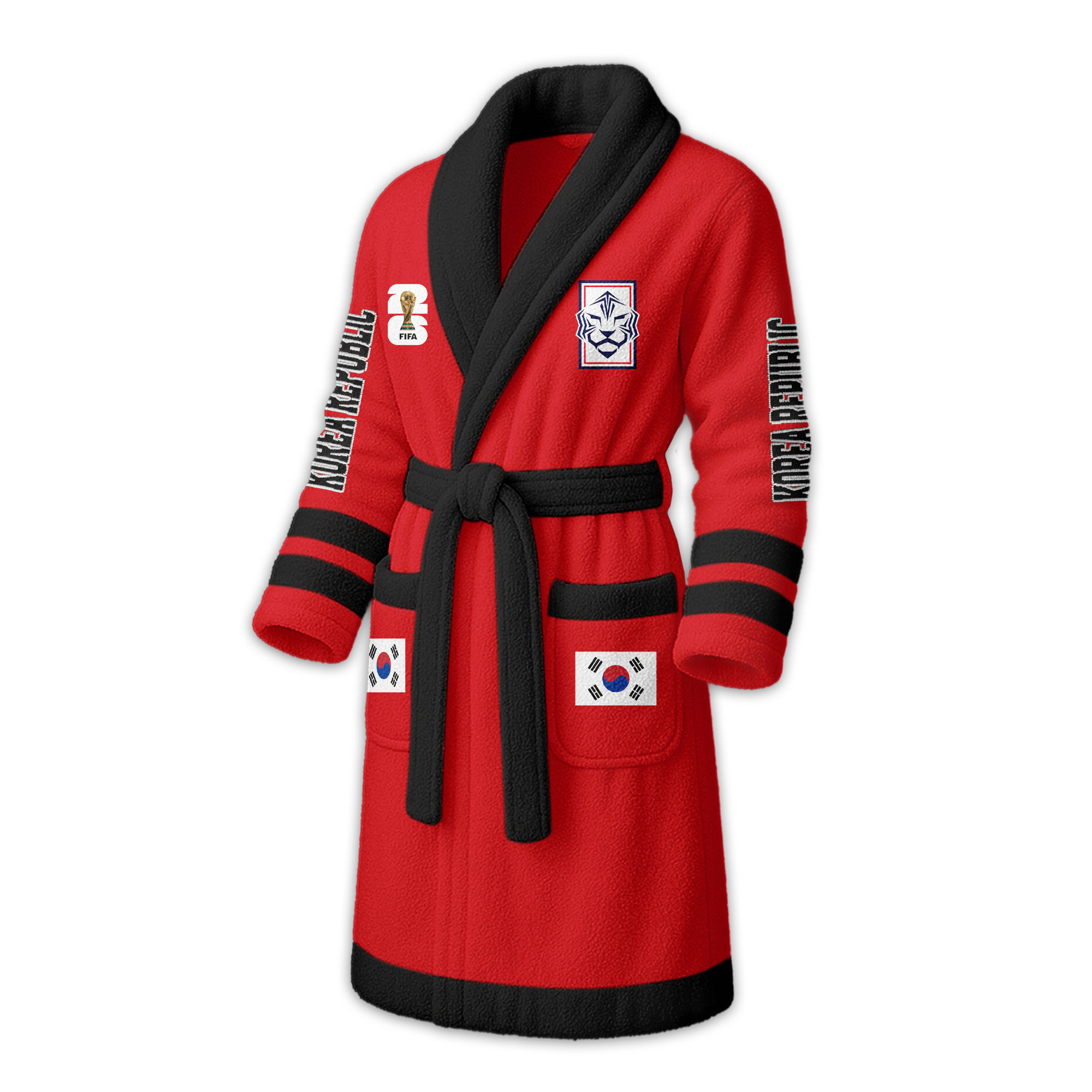Korea Republic | Premium World Cup 2026 Fleece Bathrobe TTH200558 - Image 4