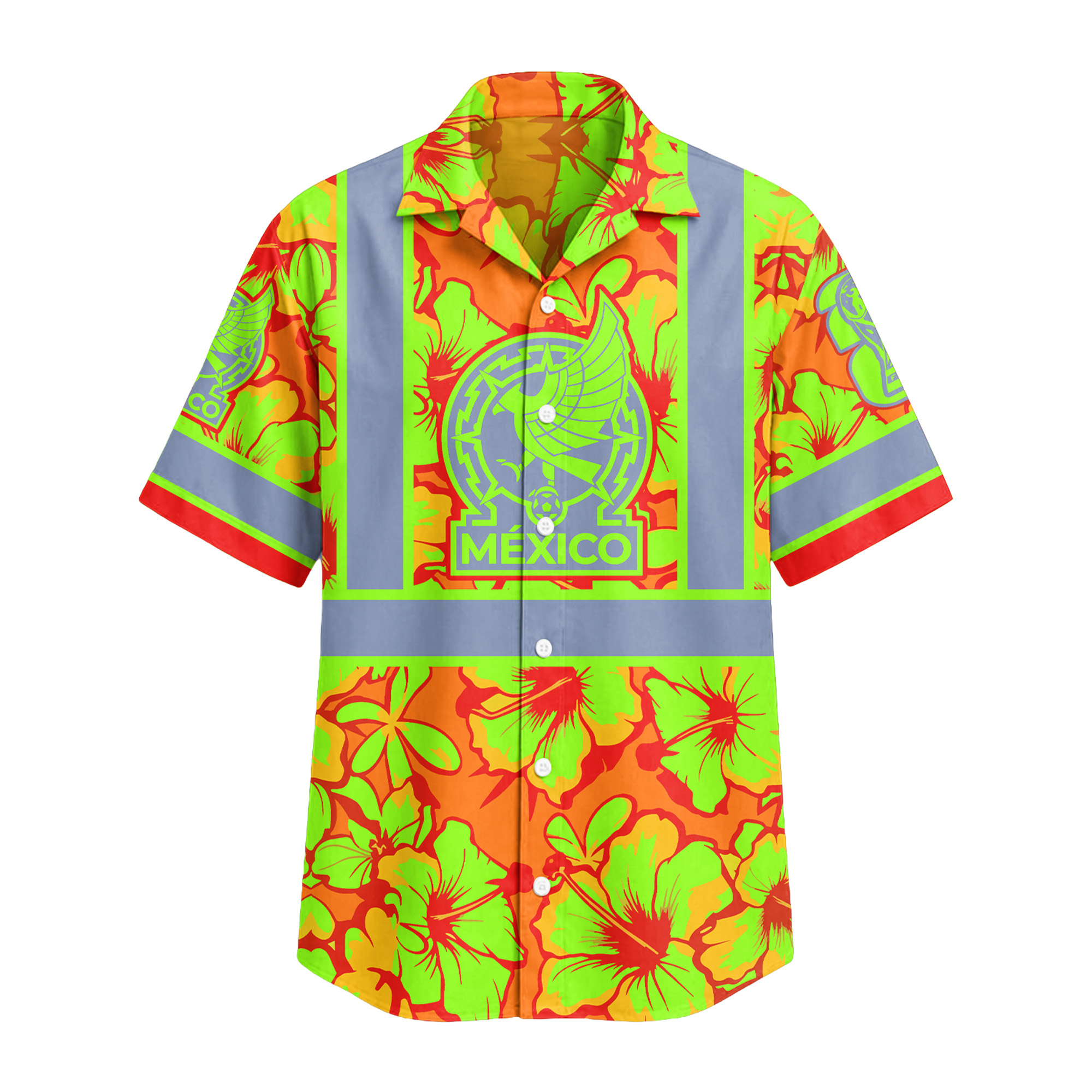 Mexico | Premium World Cup 2026 Hi-vis Hawaiian Shirt TTH200567