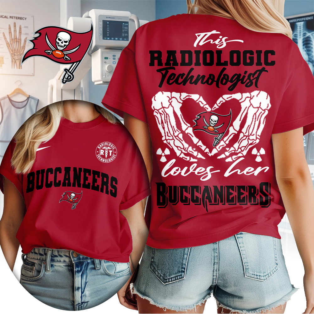 Tampa Bay Buccaneers | Premium NFL Radiology Technologist Women Shirt TTH210503 - Image 2