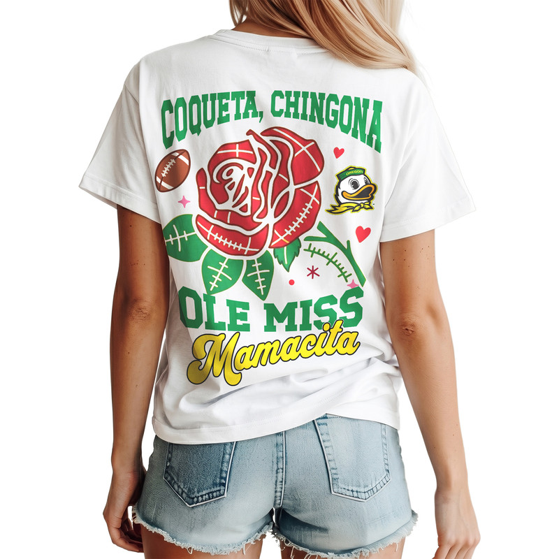 Oregon Ducks | Premium NCAA Dia De La Madre 3D T-Shirt TTH210510 - Image 2