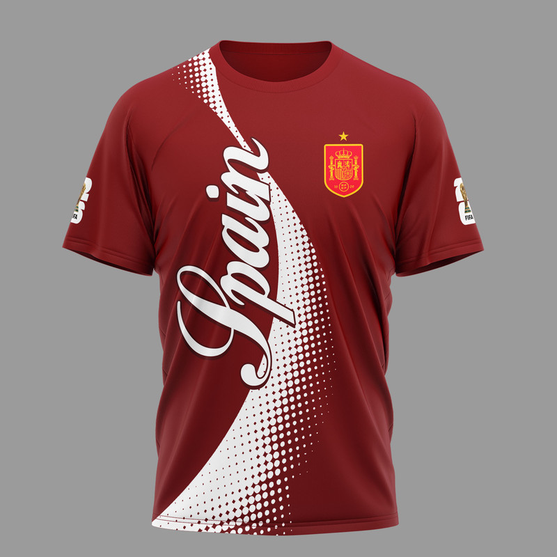 Spain | Premium World Cup 2026 Coca Cola Classic 3D Shirt TTH210506