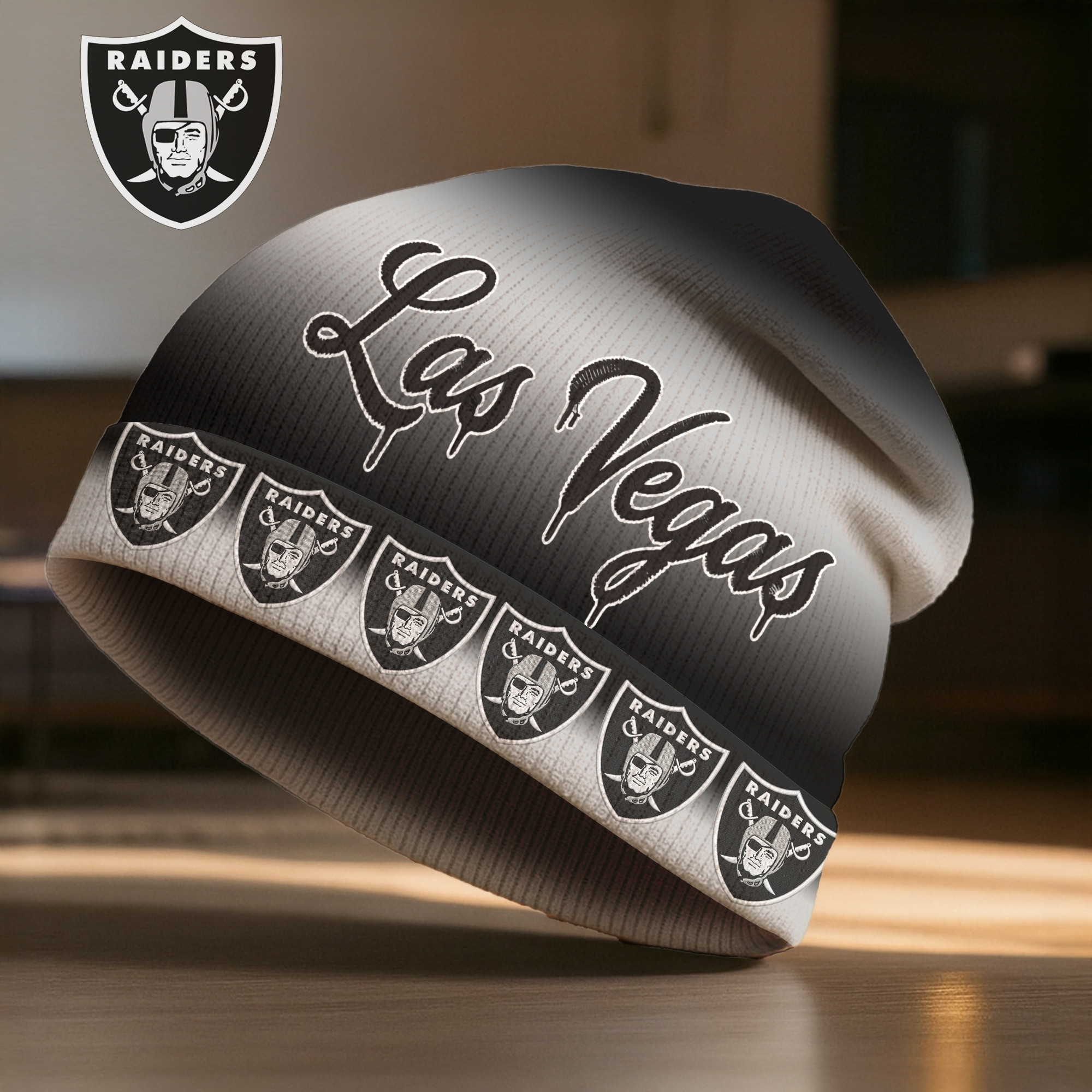 Las Vegas Raiders | Premium NFL Pro Line Beanie Hat TTH200594