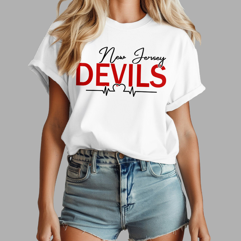 New Jersey Devils | Premium NHL Fan Nurse 3D Shirt TTH200598 - Image 3