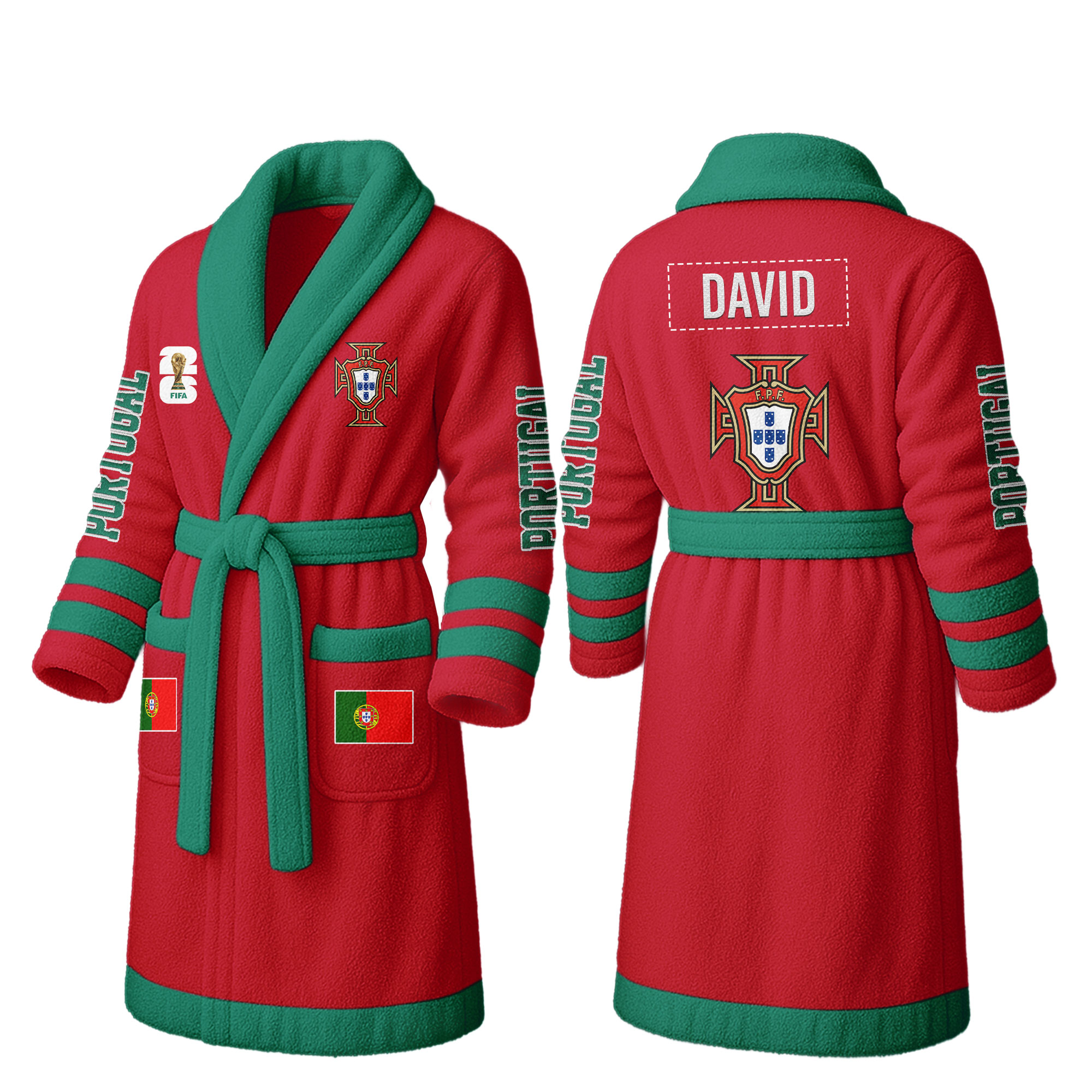Portugal | Premium World Cup 2026 Fleece Bathrobe TTH200558