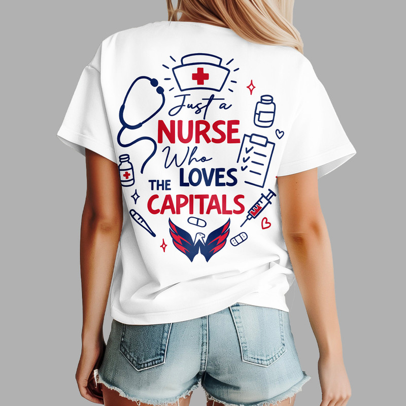 Washington Capitals | Premium NHL Fan Nurse 3D Shirt TTH200598