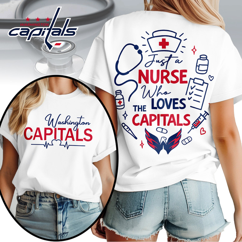 Washington Capitals | Premium NHL Fan Nurse 3D Shirt TTH200598 - Image 2