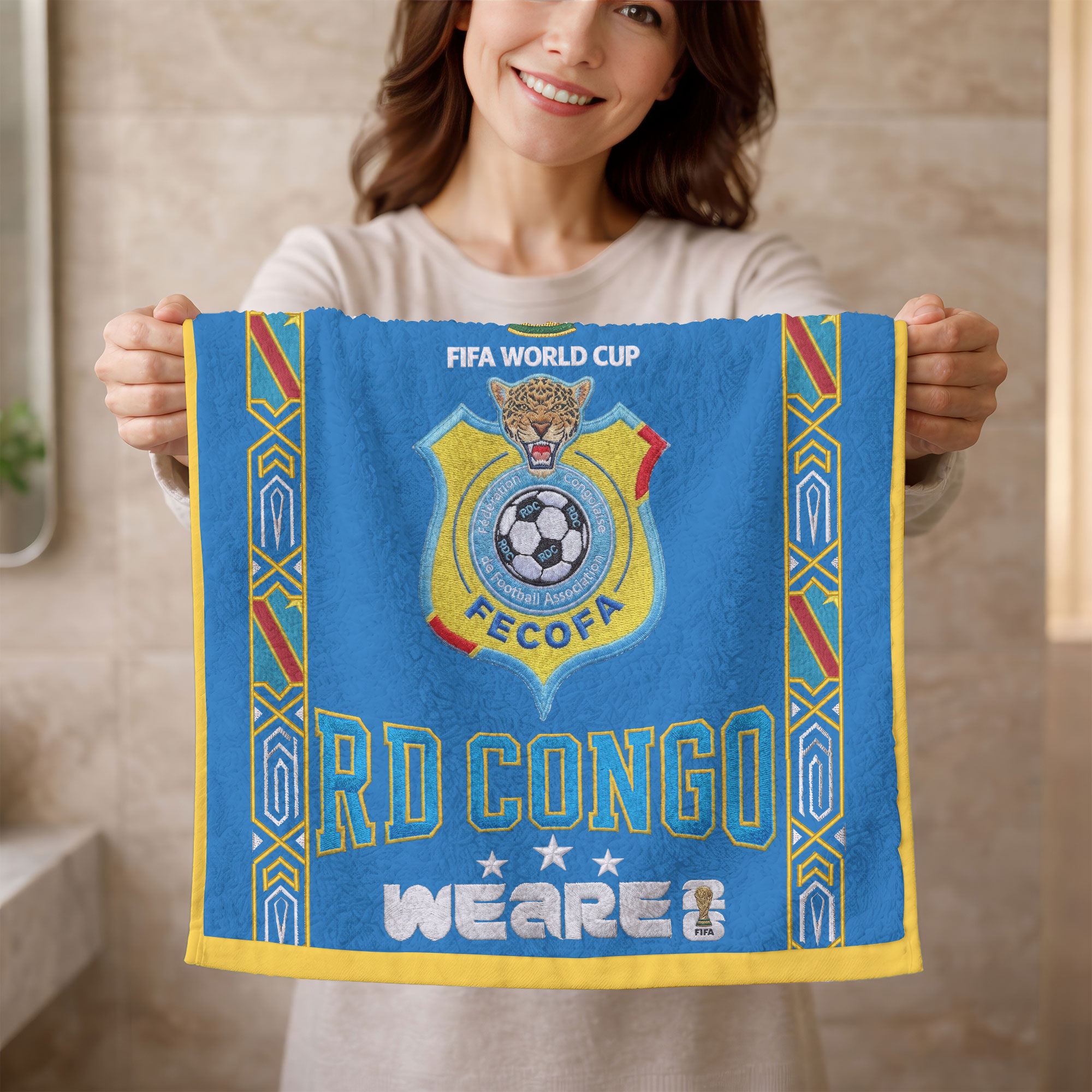 RD Congo | Premium World Cup 2026 National Team Bath Towel TTH210511