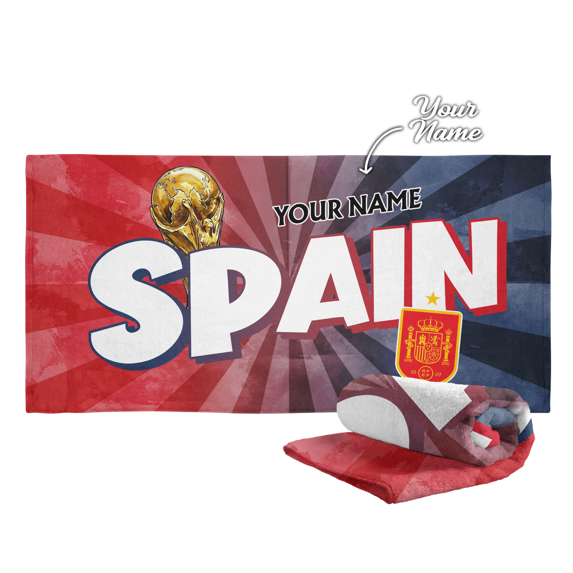 Spain | Premium World Cup 2026 Land of Champions Beach Towel TTH210512