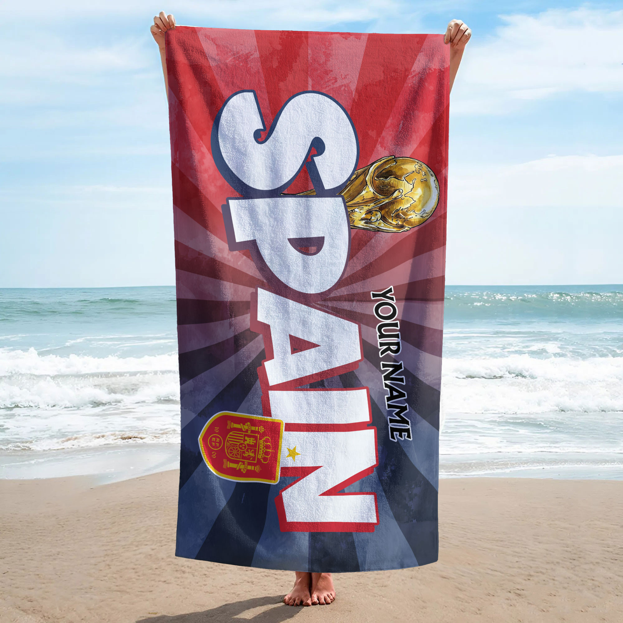 Spain | Premium World Cup 2026 Land of Champions Beach Towel TTH210512 - Image 3