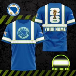 Bosnia and Herzegovina | Premium World Cup 2026 Hi Vis Safety 3D Shirt TTH200570