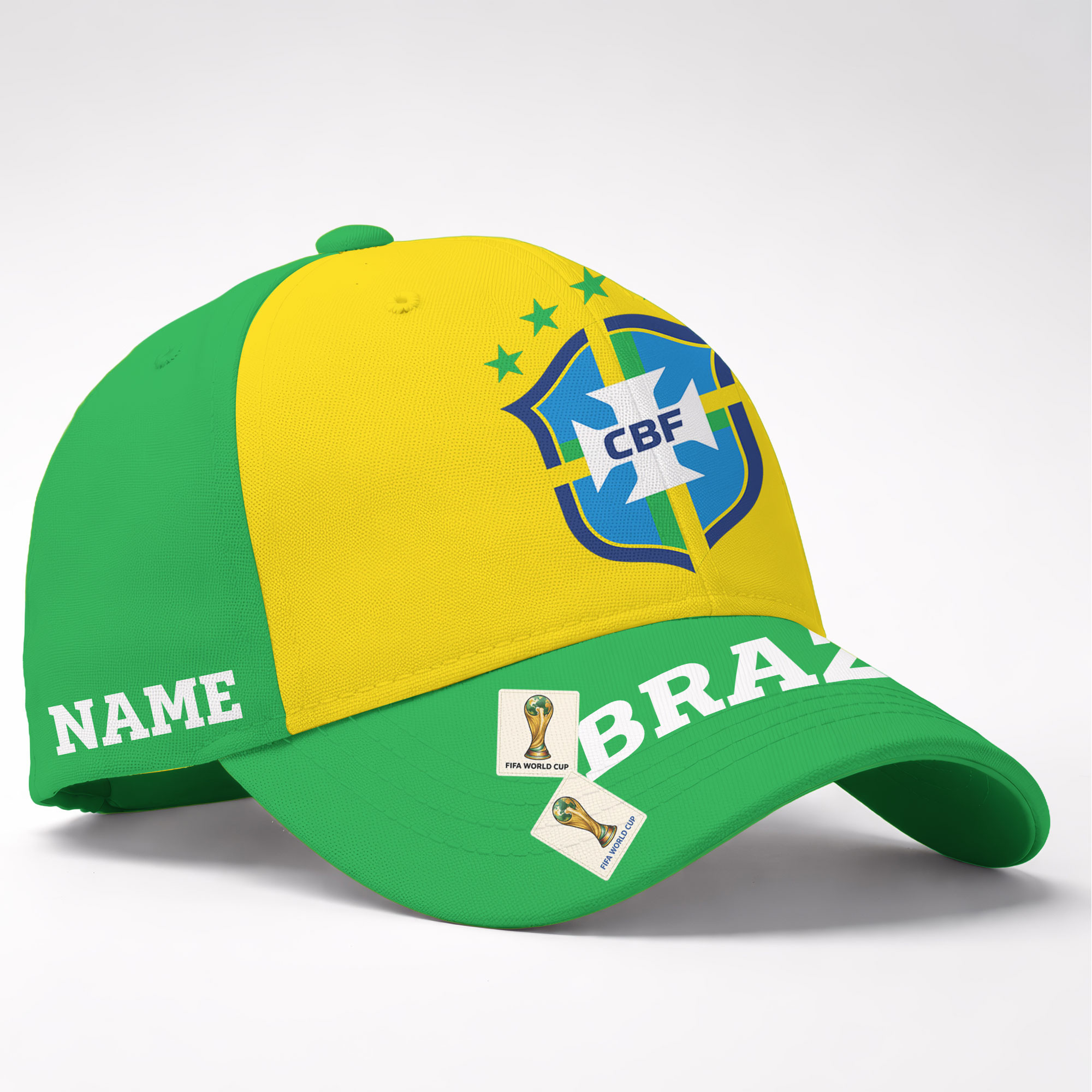 Brazil | Premium World Cup 2026 Crown Of Football Classic Cap TTH200576 - Image 3