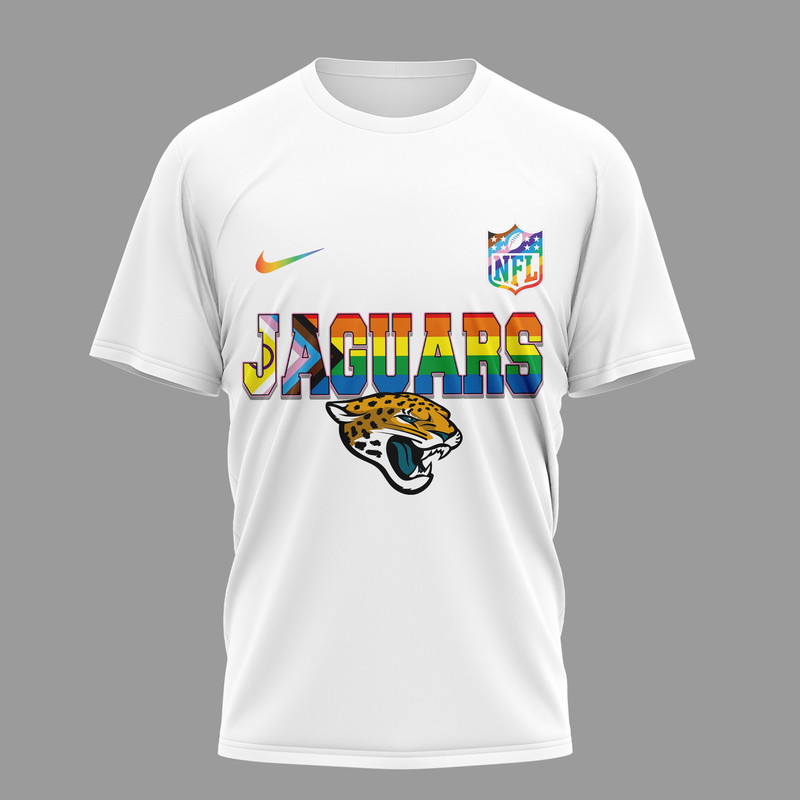 Jacksonville Jaguars | Premium NFL Snoopy Pride Month 3D T-Shirt TTH200589