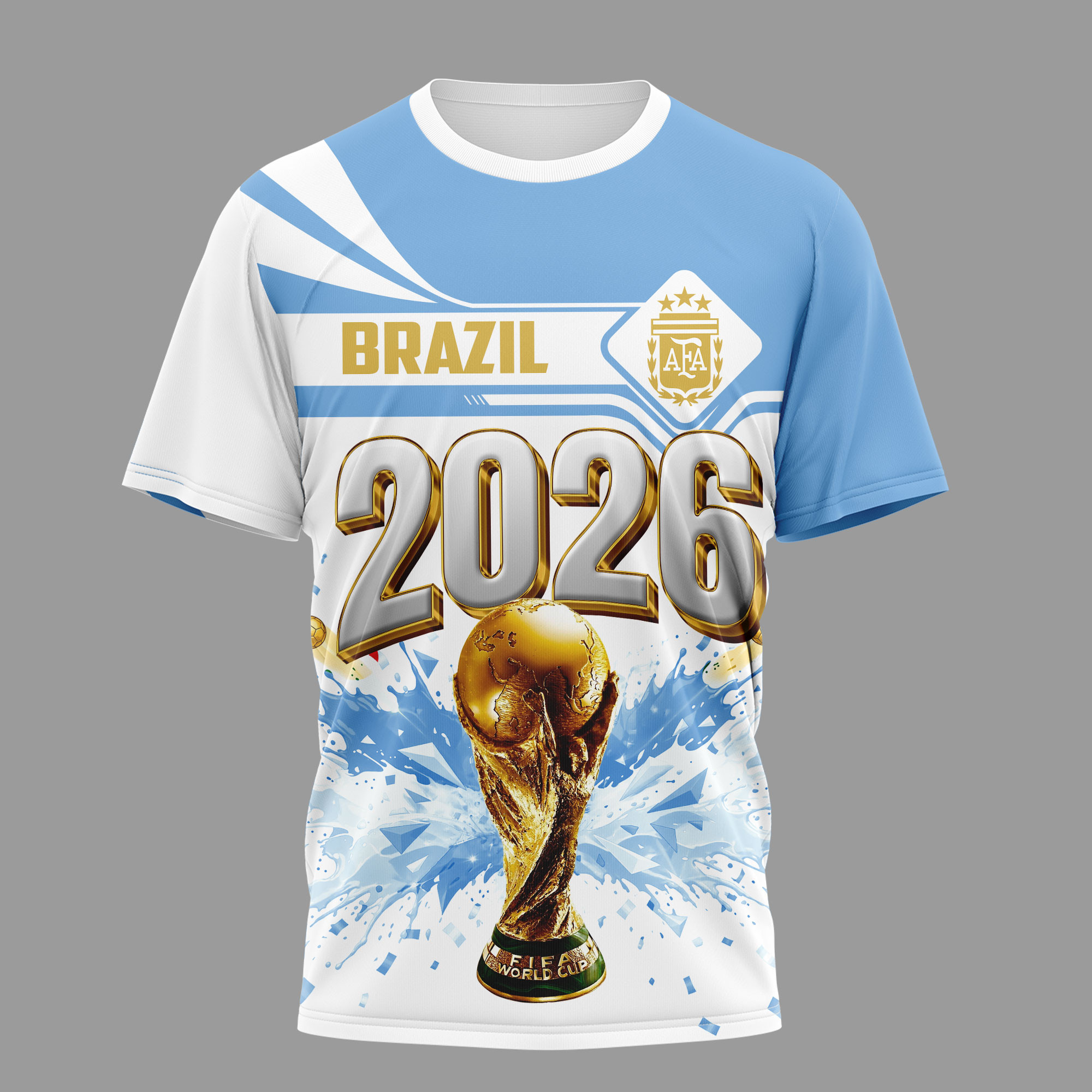 Argentina | Premium World Cup 2026 Heritage Champion 3D Shirt TTH200585 - Image 3