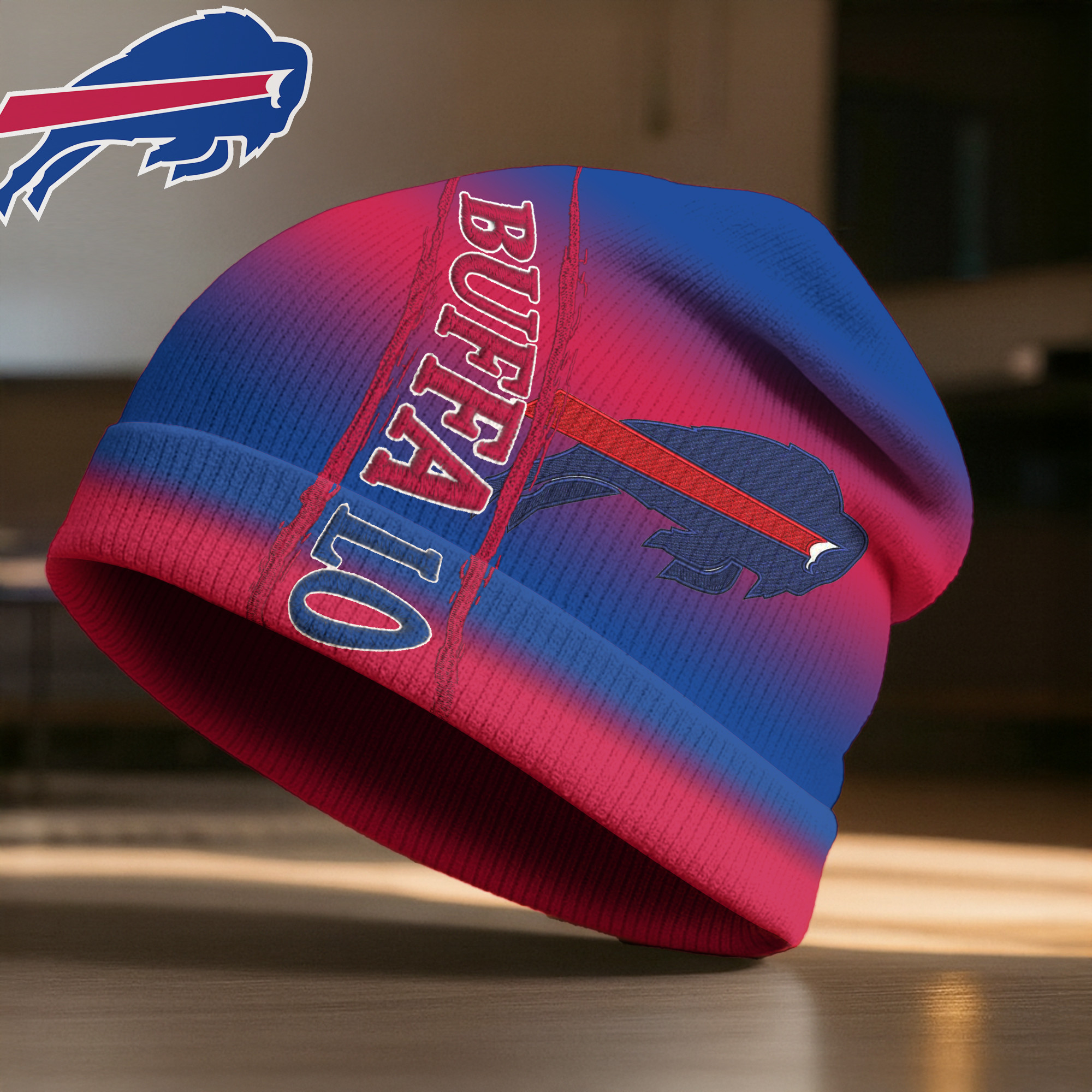 Buffalo Bills | Premium NFL Pro Line Beanie Hat TTH200594 - Image 2