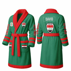 Iraq | Premium World Cup 2026 Fleece Bathrobe TTH200558