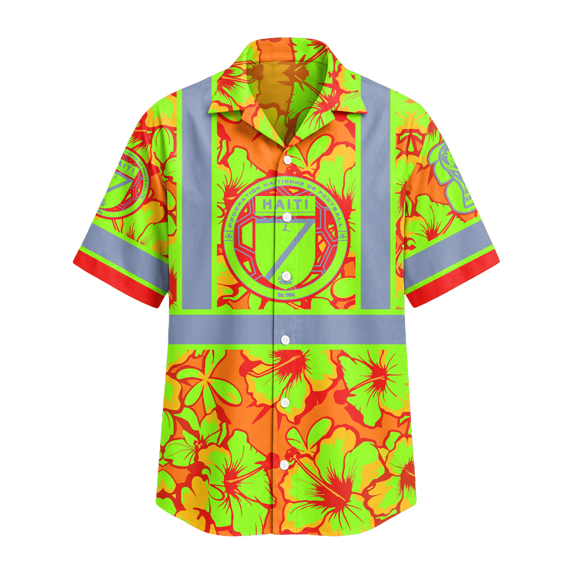 Haiti | Premium World Cup 2026 Hi-vis Hawaiian Shirt TTH200567