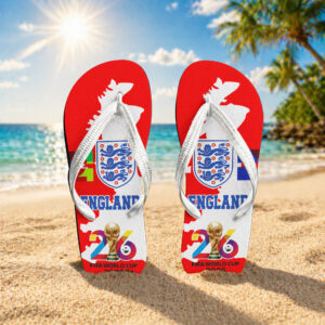 England | Premium World Cup 2026 National Teams Flip Flop TTH200591