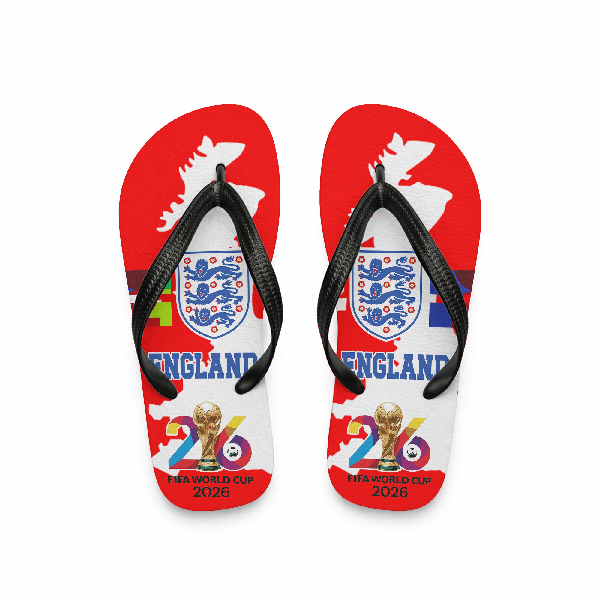England | Premium World Cup 2026 National Teams Flip Flop TTH200591 - Image 3