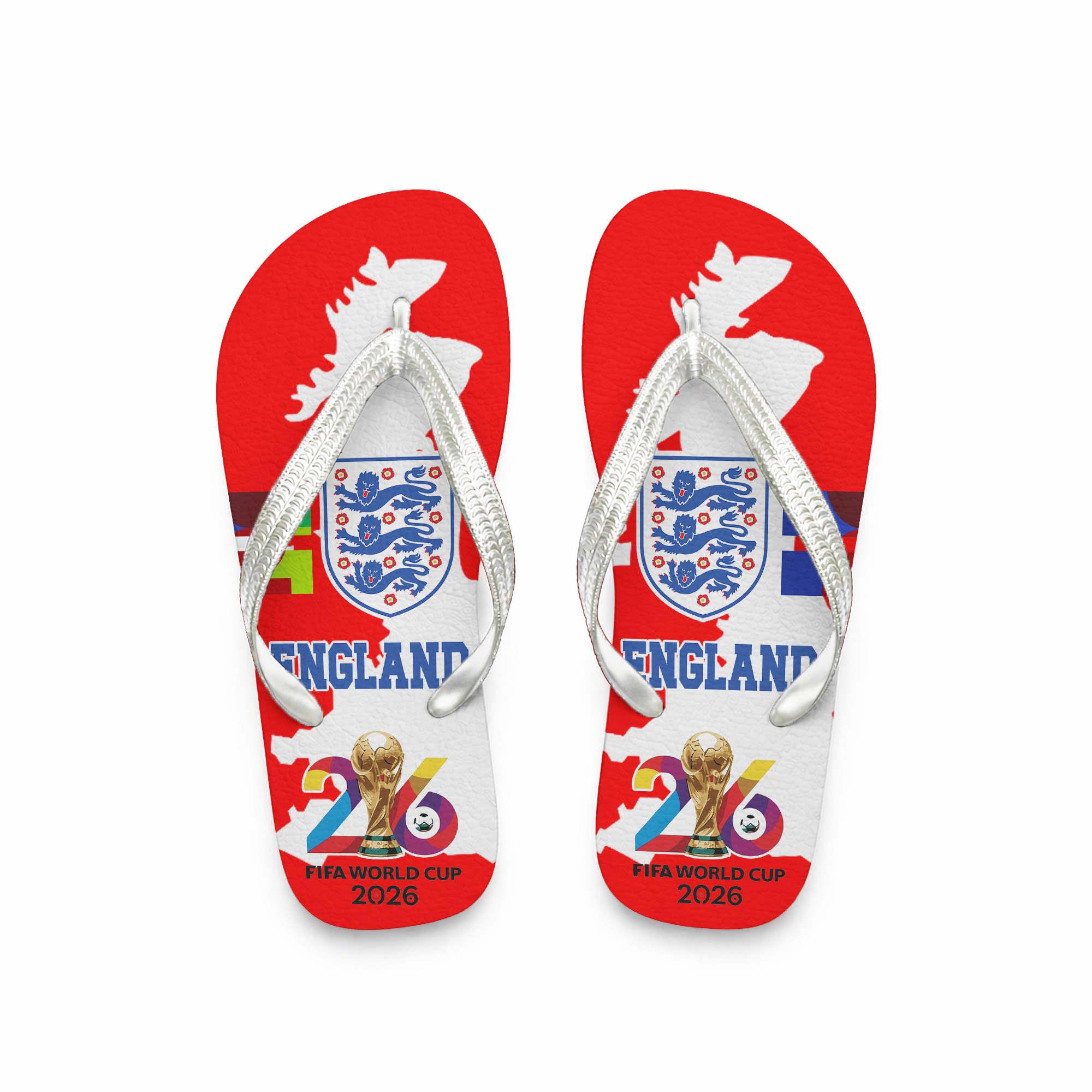 England | Premium World Cup 2026 National Teams Flip Flop TTH200591 - Image 4