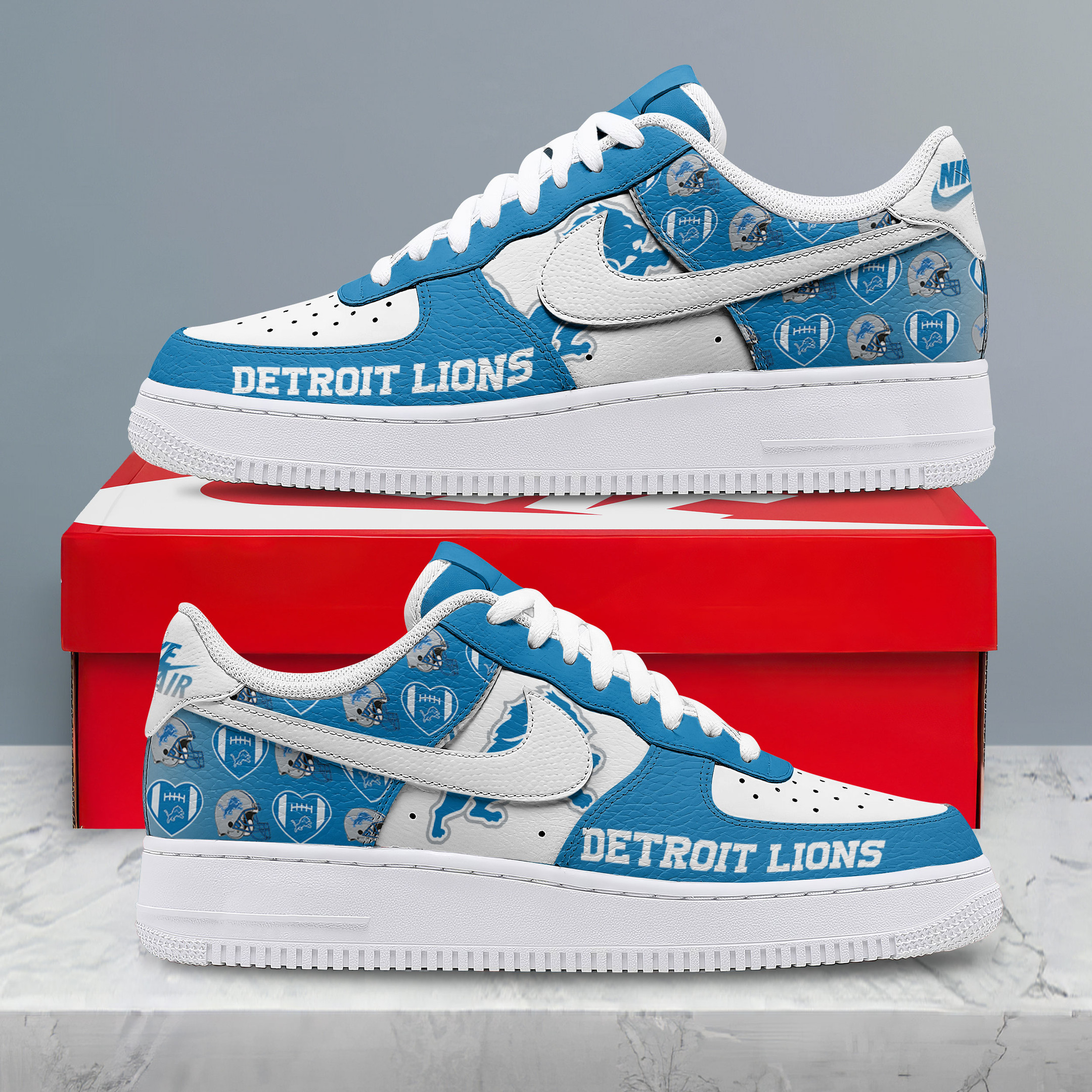 Detroit Lions – Premium NFL Gridiron Classic AF1 Shoes – Gift for Fans TTH190504