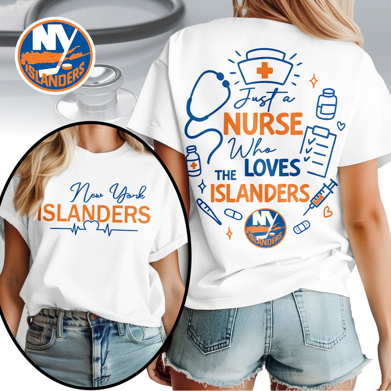 New York Islanders | Premium NHL Fan Nurse 3D Shirt TTH200598 - Image 2