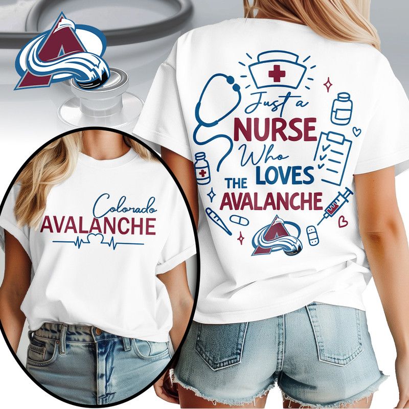 Colorado Avalanche | Premium NHL Fan Nurse 3D Shirt TTH200598 - Image 2