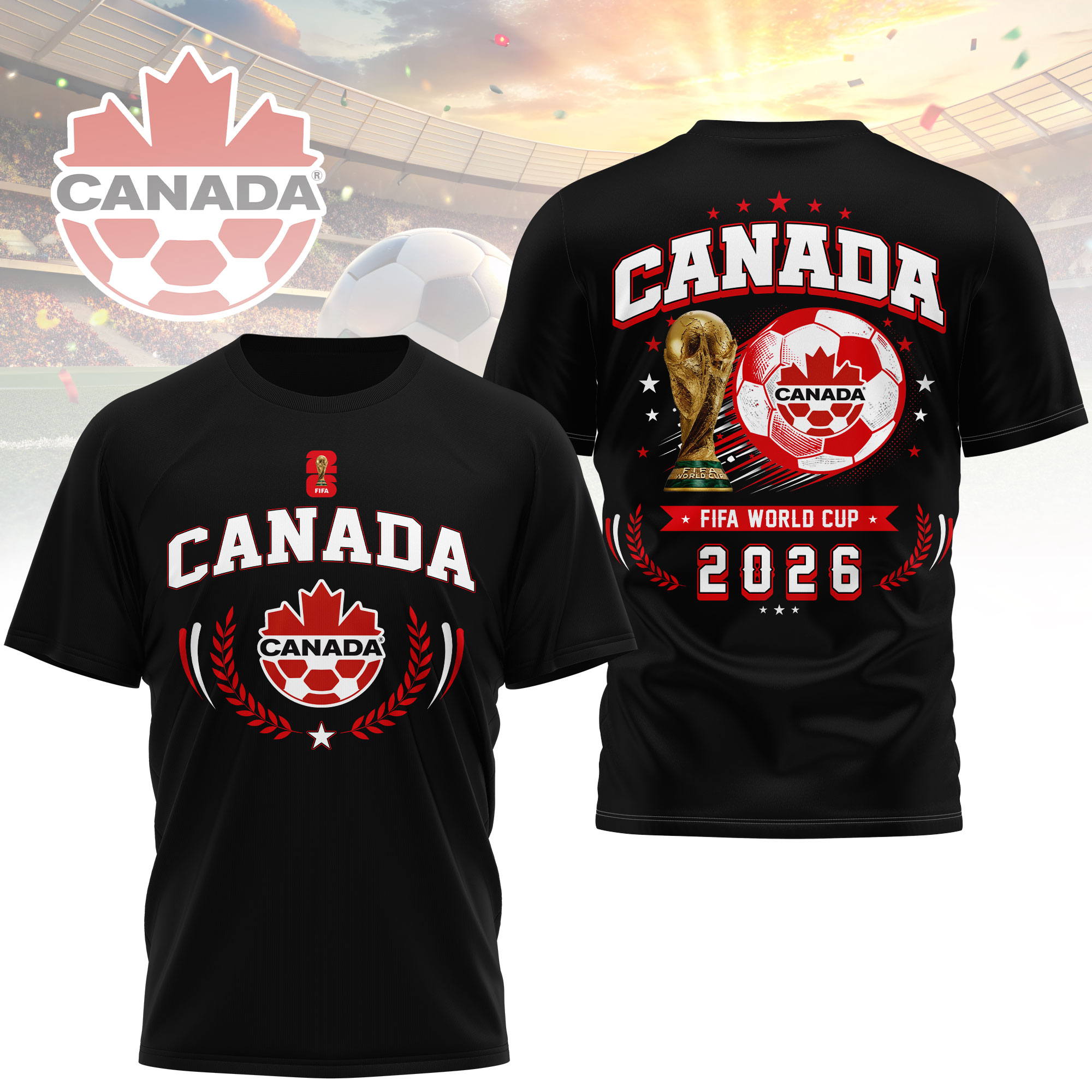Canada | Premium World Cup 2026 Classic 3D Shirt TTH200568