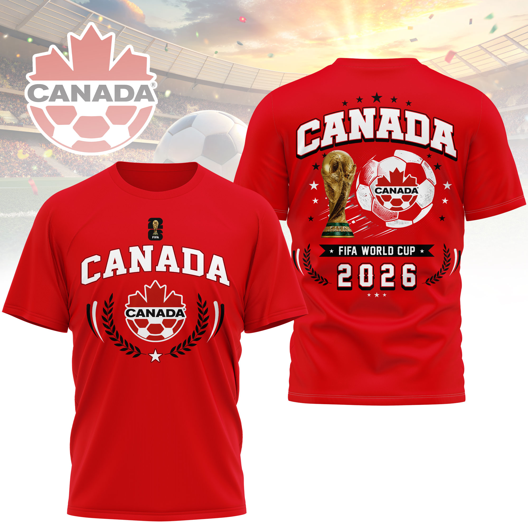 Canada | Premium World Cup 2026 Classic 3D Shirt TTH200568 - Image 4