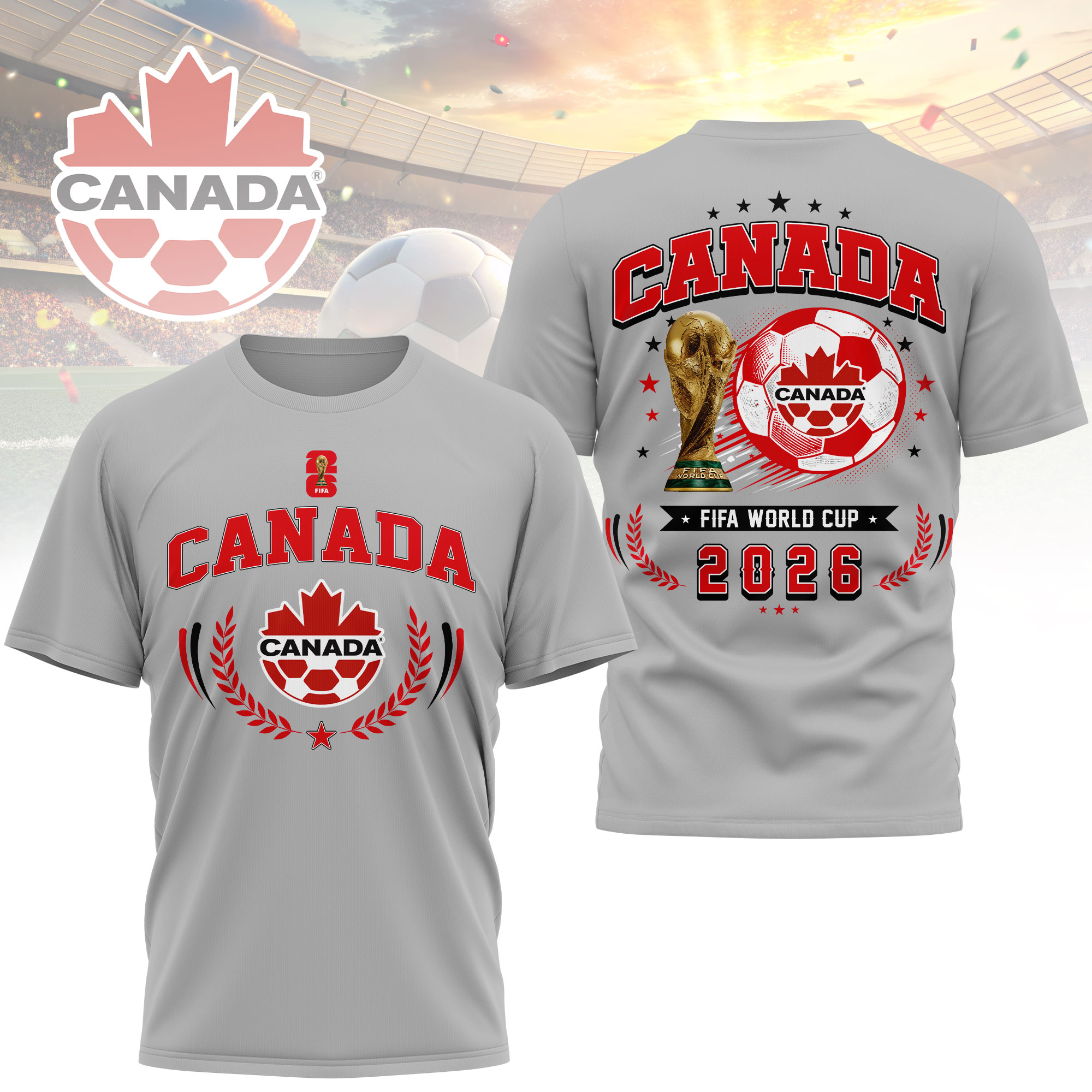 Canada | Premium World Cup 2026 Classic 3D Shirt TTH200568 - Image 3