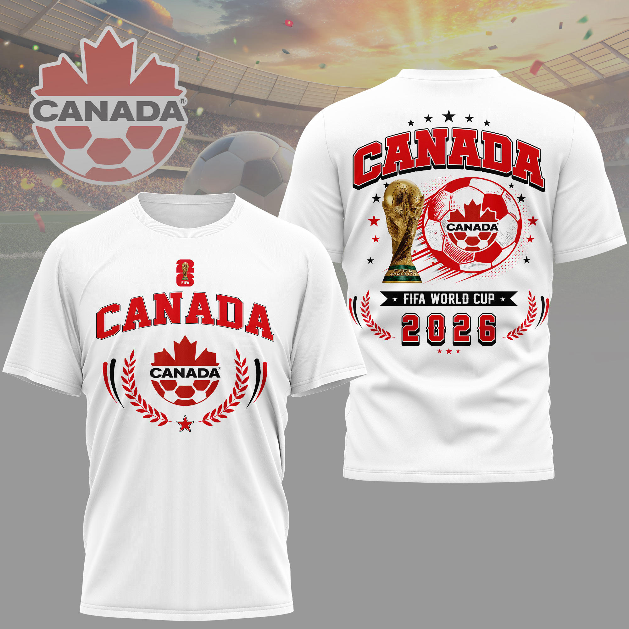 Canada | Premium World Cup 2026 Classic 3D Shirt TTH200568 - Image 2
