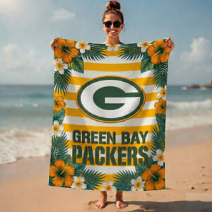 Green Bay Packers | Premium NFL Tropical Beach Towel TTH200550
