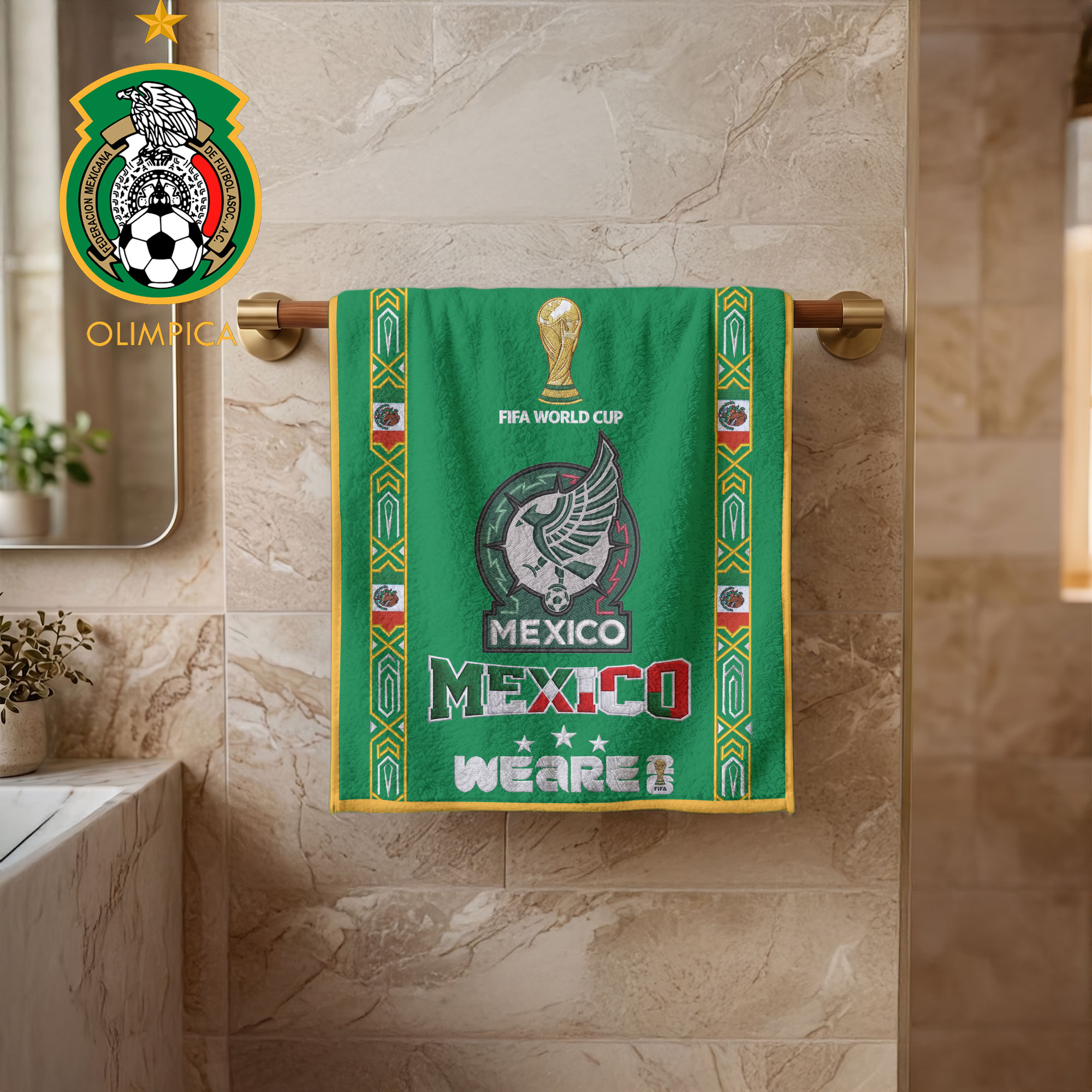 Mexico | Premium World Cup 2026 National Team Bath Towel TTH210511 - Image 2