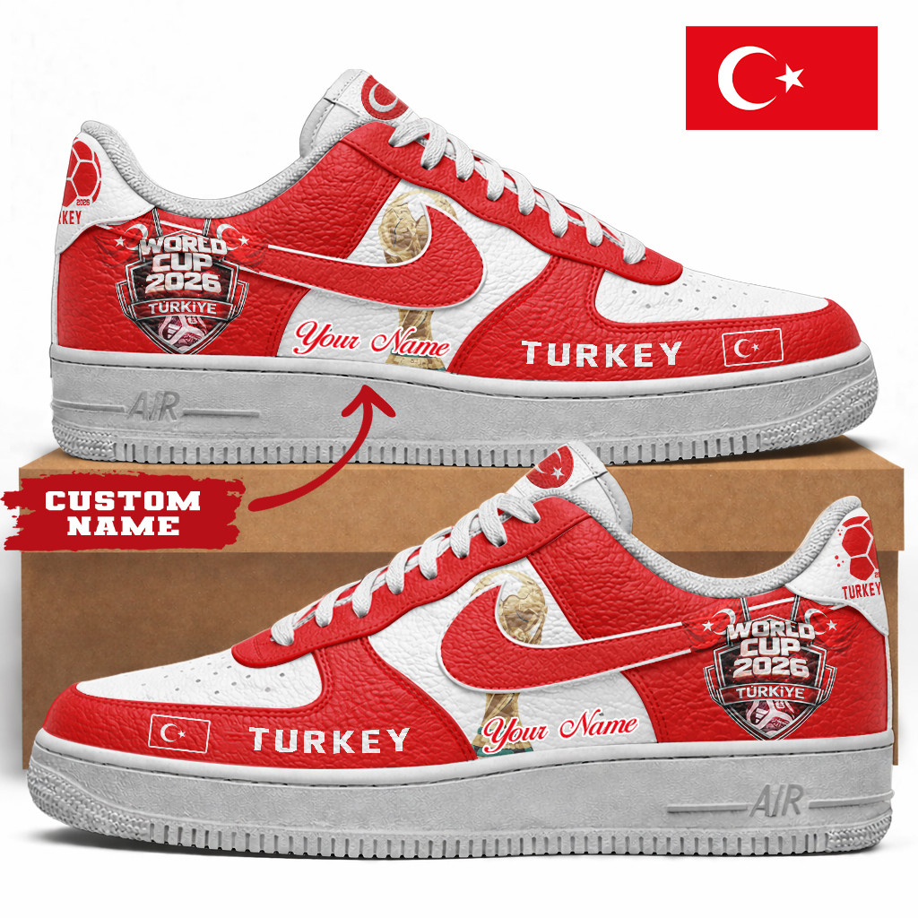 Turkey – Premium World Cup 2026 Road to Glory Custom AF1 Shoes – Limited Edition TTH190506 - Image 2