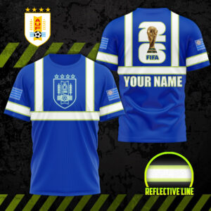 Uruguay | Premium World Cup 2026 Hi Vis Safety 3D Shirt TTH200570