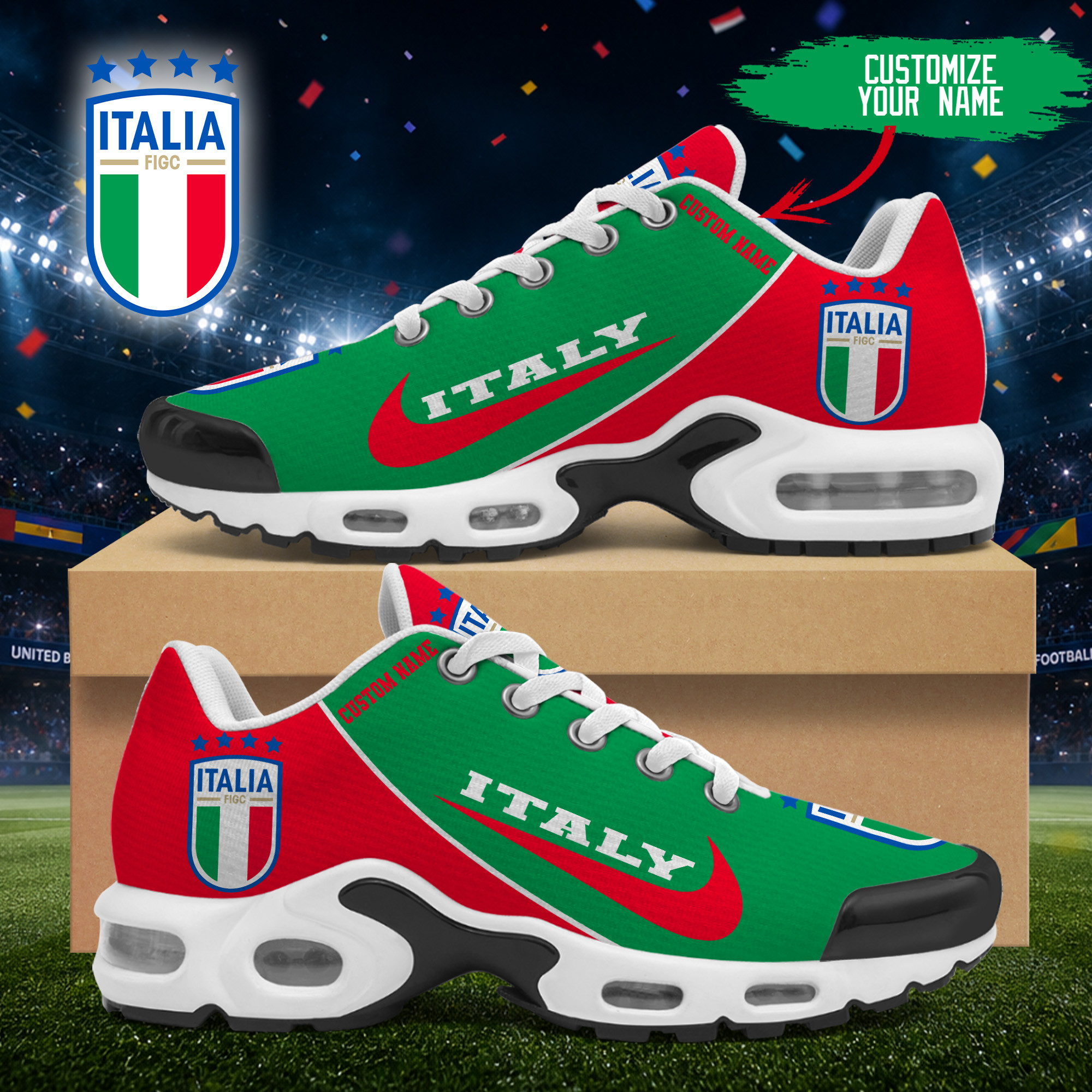 Italy x Premium World Cup 2026 Pride of the Game Air Max Shoes – Limited Edition TTH190521 - Image 2