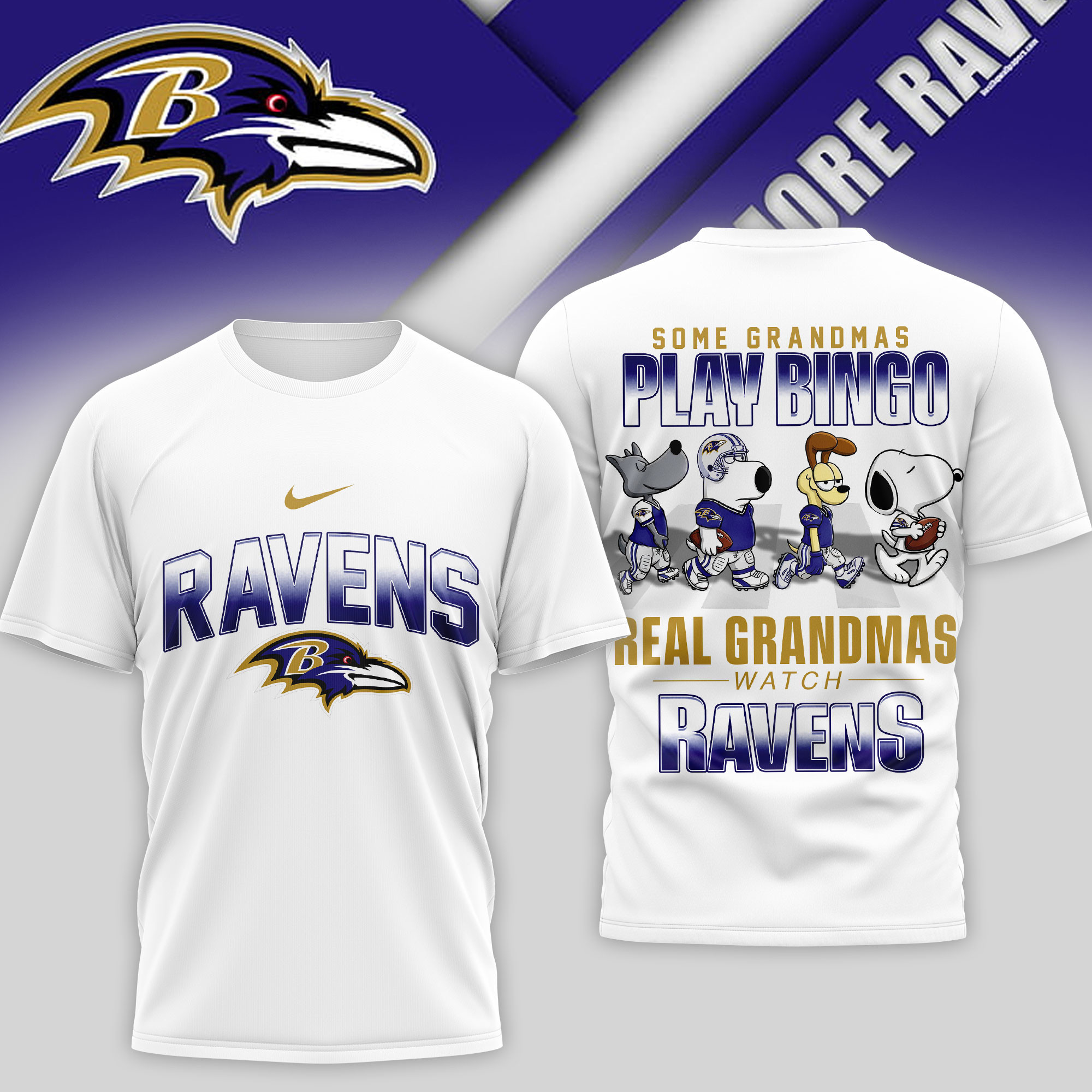 Baltimore Ravens | Premium NFL Prime Time 3D Shirt TTH200557 - Image 2