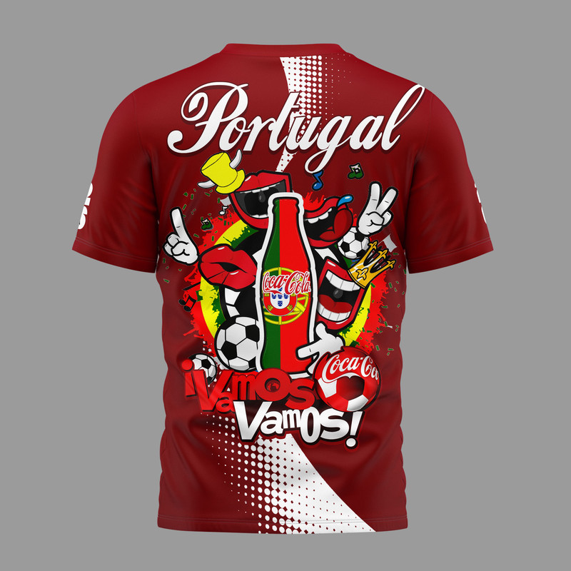 Portugal | Premium World Cup 2026 Coca Cola Classic 3D Shirt TTH210506 - Image 3