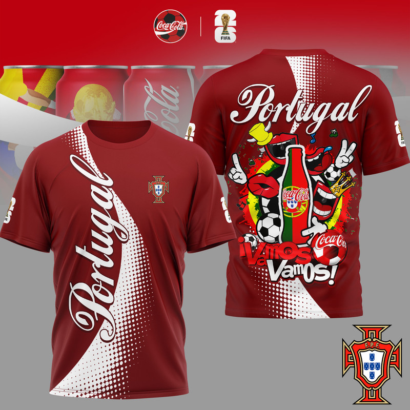 Portugal | Premium World Cup 2026 Coca Cola Classic 3D Shirt TTH210506 - Image 2