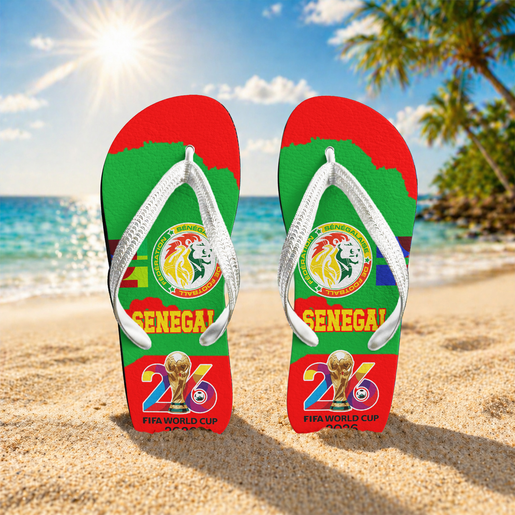 Senegal | Premium World Cup 2026 National Teams Flip Flop TTH200591