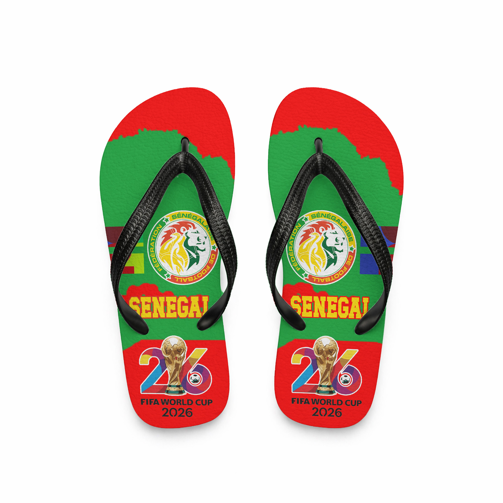 Senegal | Premium World Cup 2026 National Teams Flip Flop TTH200591 - Image 3