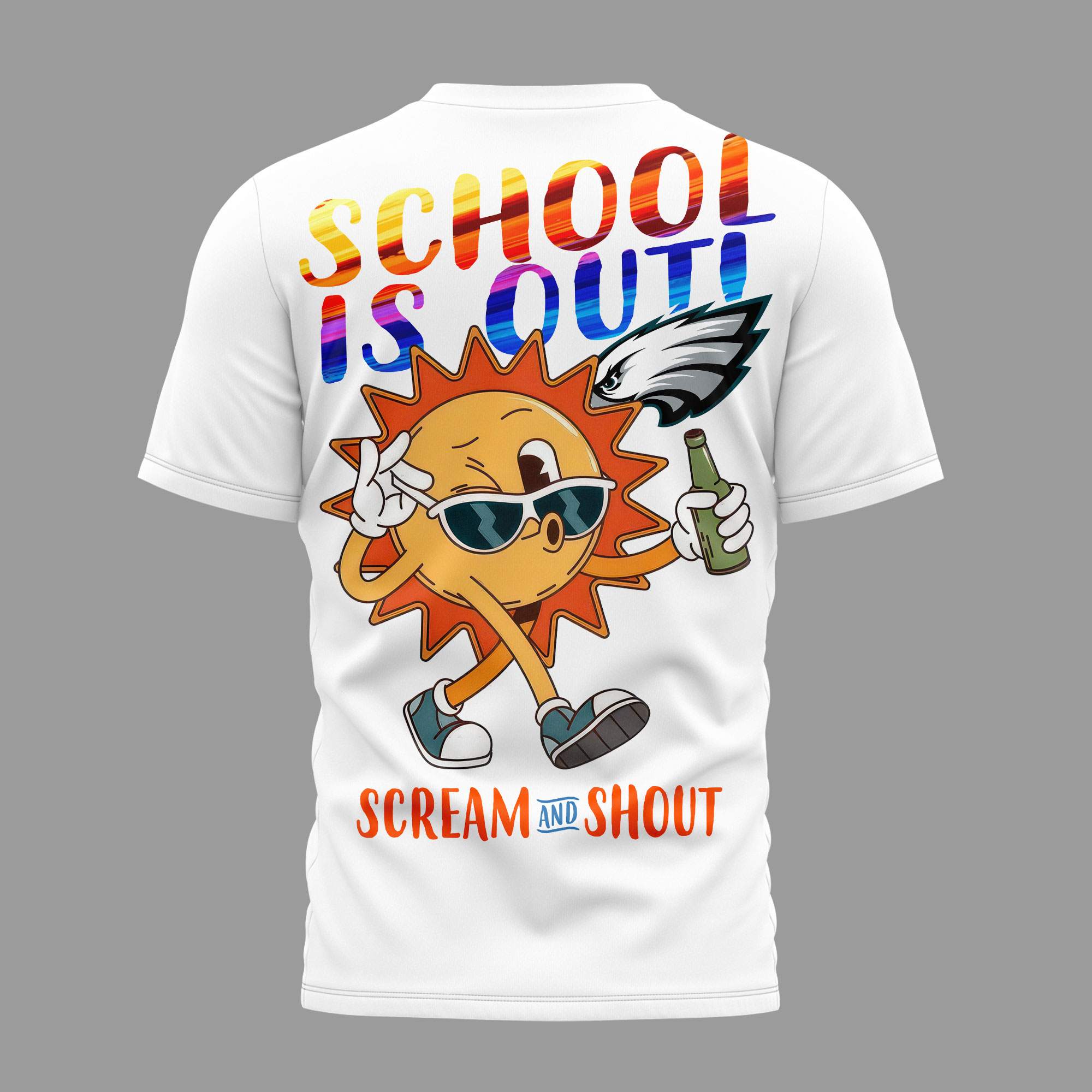 Philadelphia Eagles | Premium NFL Hello Summer 3D T-Shirt TTH200595 - Image 3
