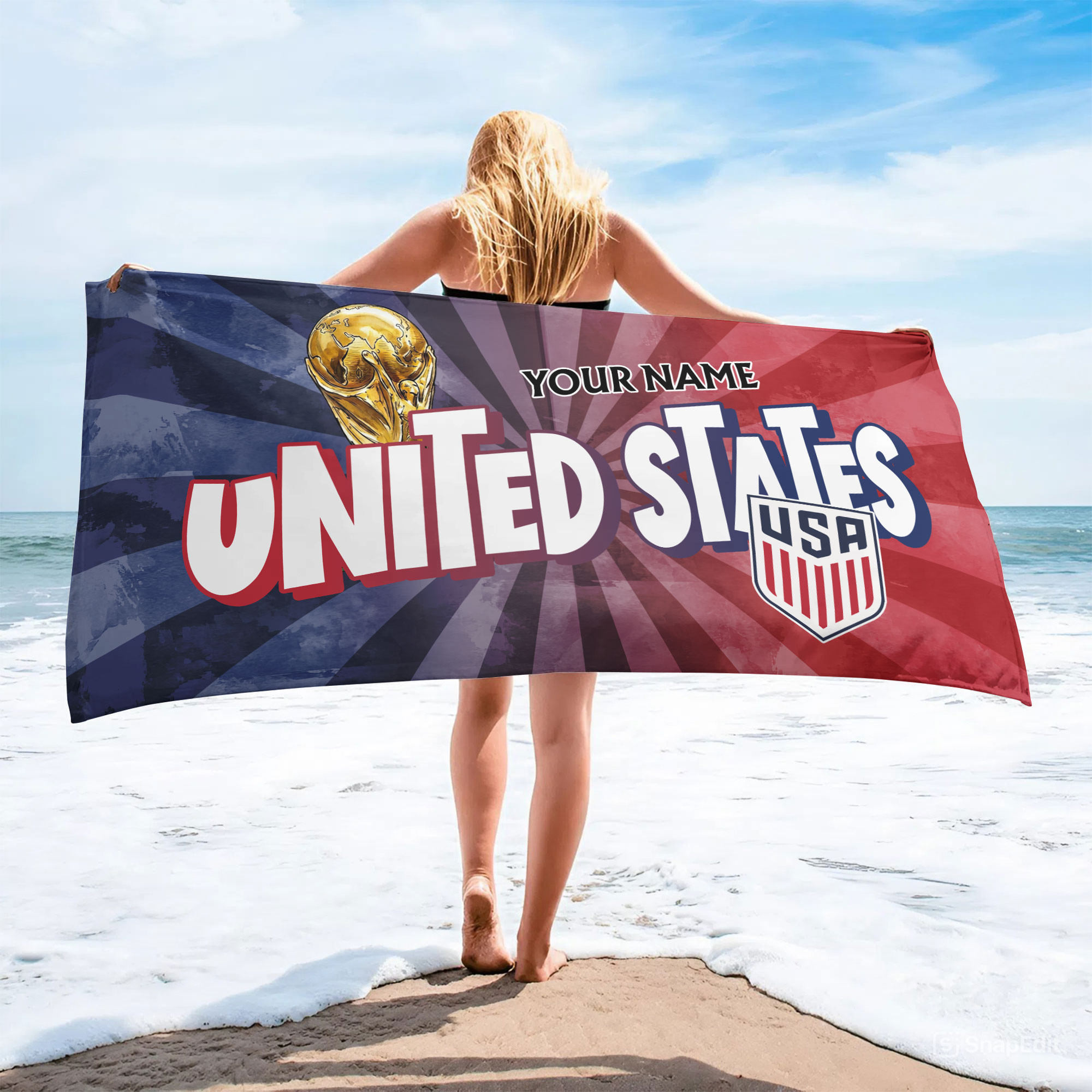 United States | Premium World Cup 2026 Land of Champions Beach Towel TTH210512 - Image 4